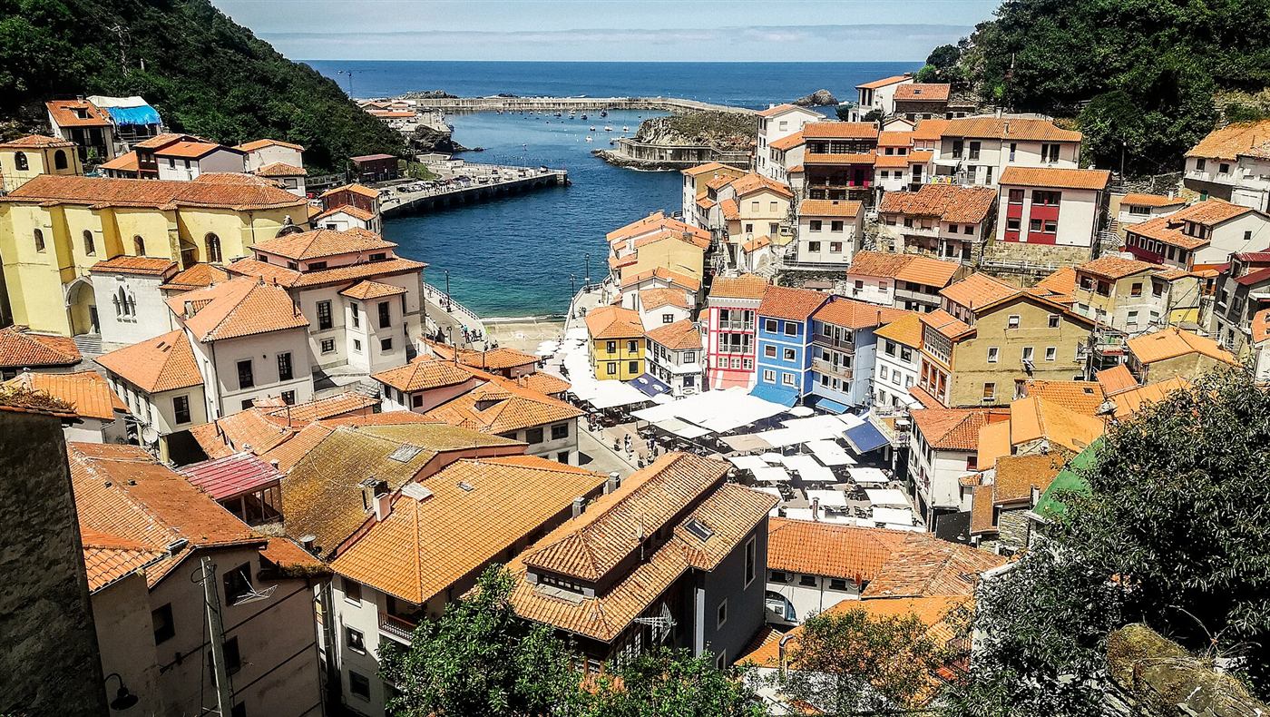 Cudillero desde arriba