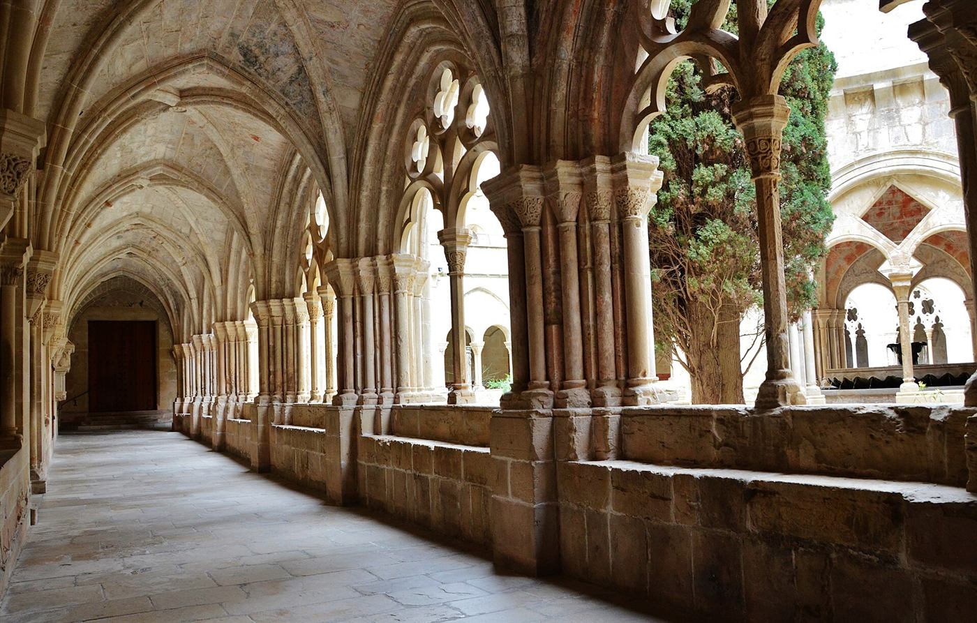 El claustro de Poblet