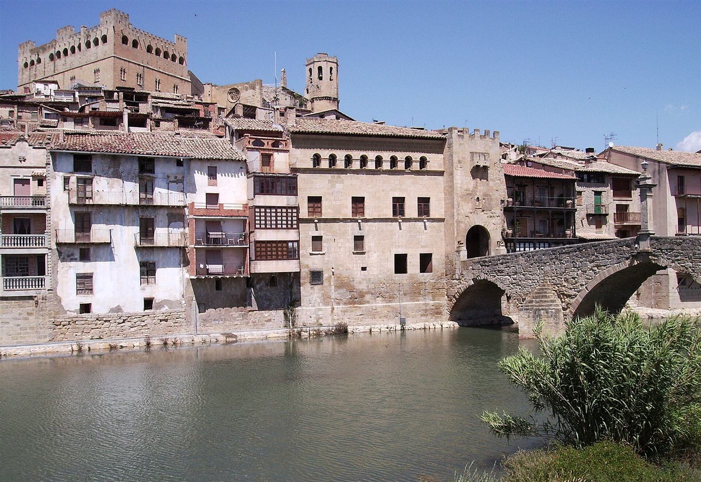 Valderrobres desde el río