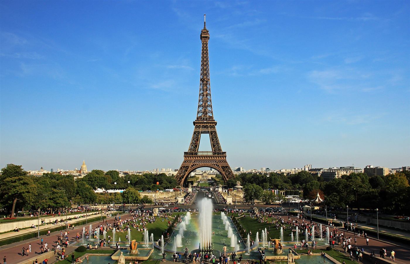La Torre Eiffel desde el Trocadéro