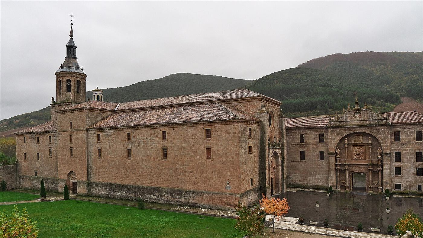 El monasterio de Yuso, en San Millán de la Cogolla.