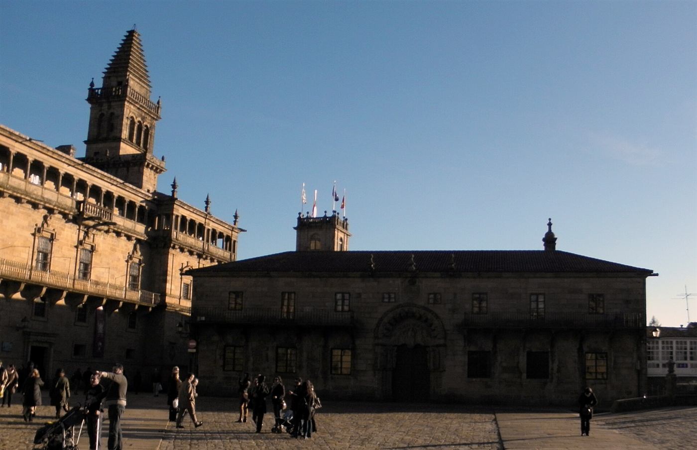 La plaza del Obradoiro
