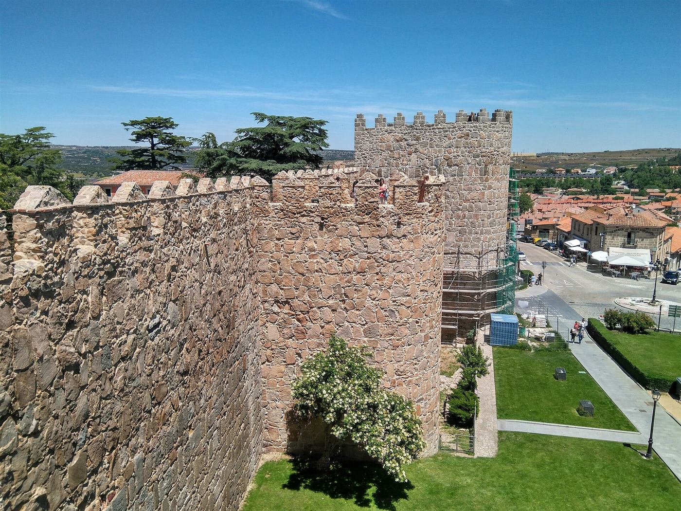 Las murallas de Ávila.